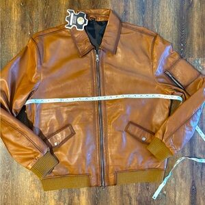 100% Handmade British Tan Leather made by MGÜL Factory